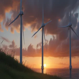 wind turbine png