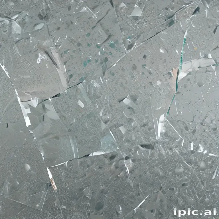 broken glass overlay