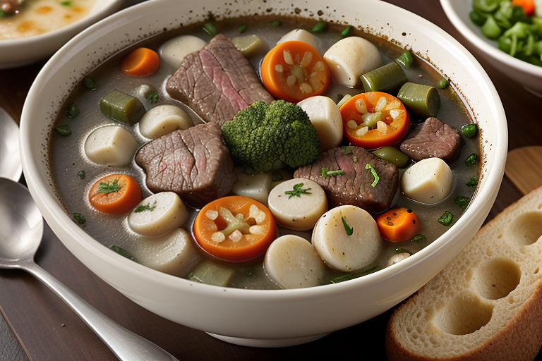 beef part in soups crossword