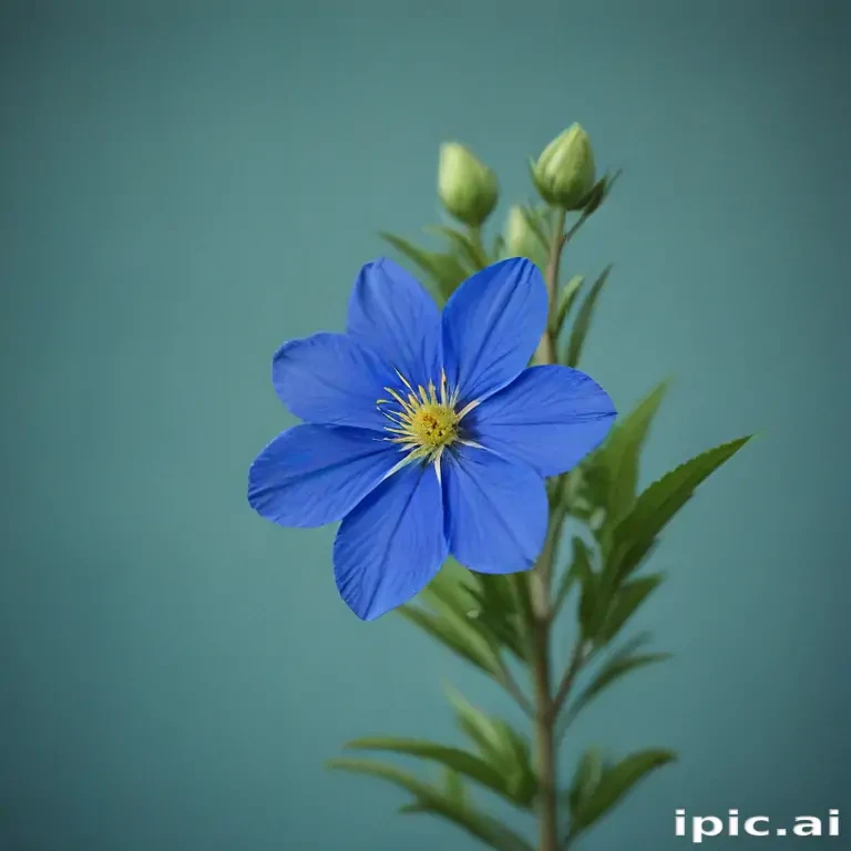 blue flower
