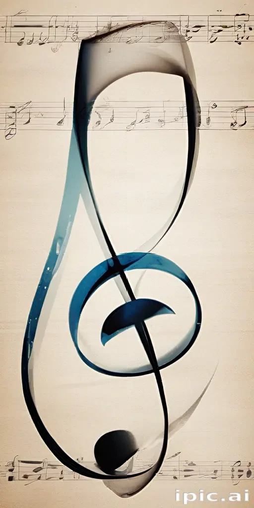 transparent music note