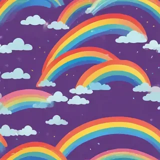 transparent background rainbow clipart