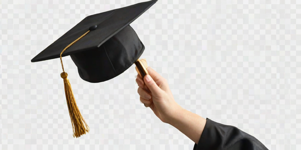 graduation cap transparent background