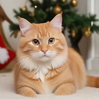 pictures of cats for christmas