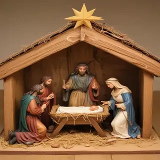 images of the manger scene