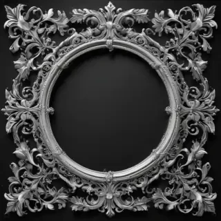 frame clipart black and white