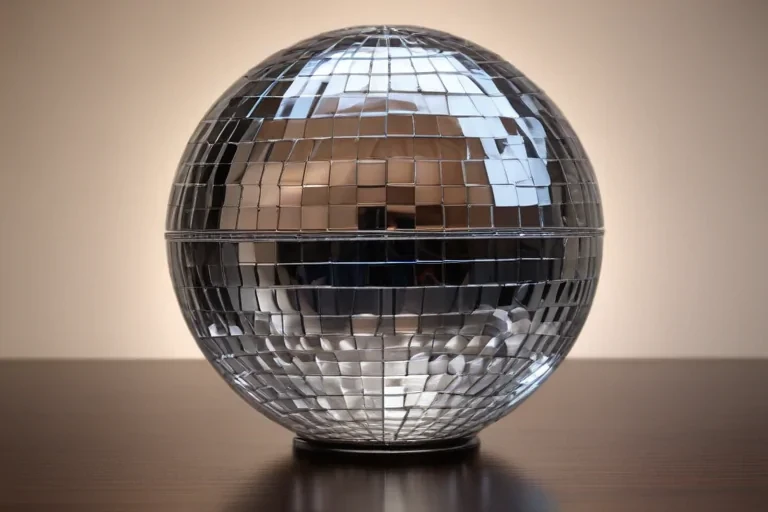 transparent disco ball