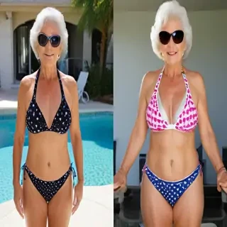 grandma bikini