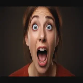 shocked face png