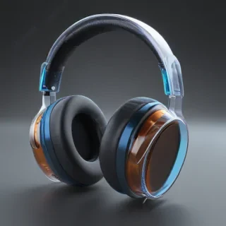 transparent headphones png