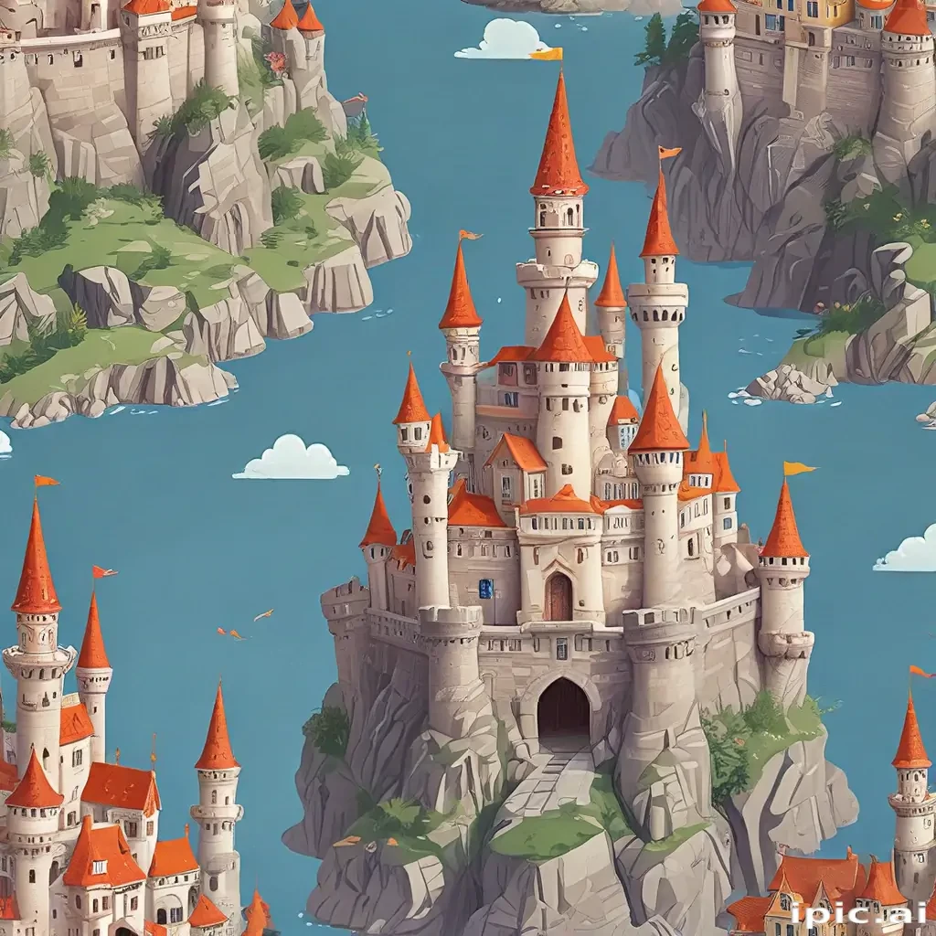 cartoon castle