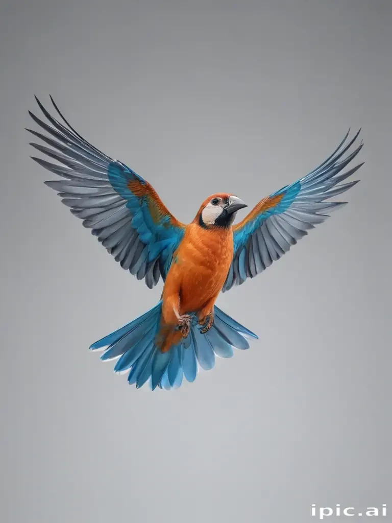 birds flying transparent background