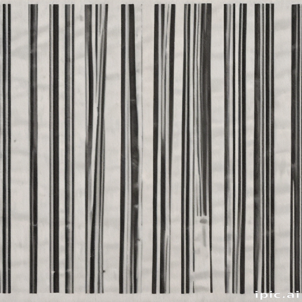 Abstract Black and White Vertical Lines Creating a Minimalist Pattern ...