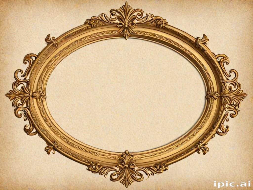 oval frame clipart