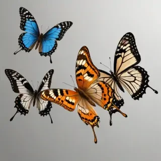 butterflies png transparent