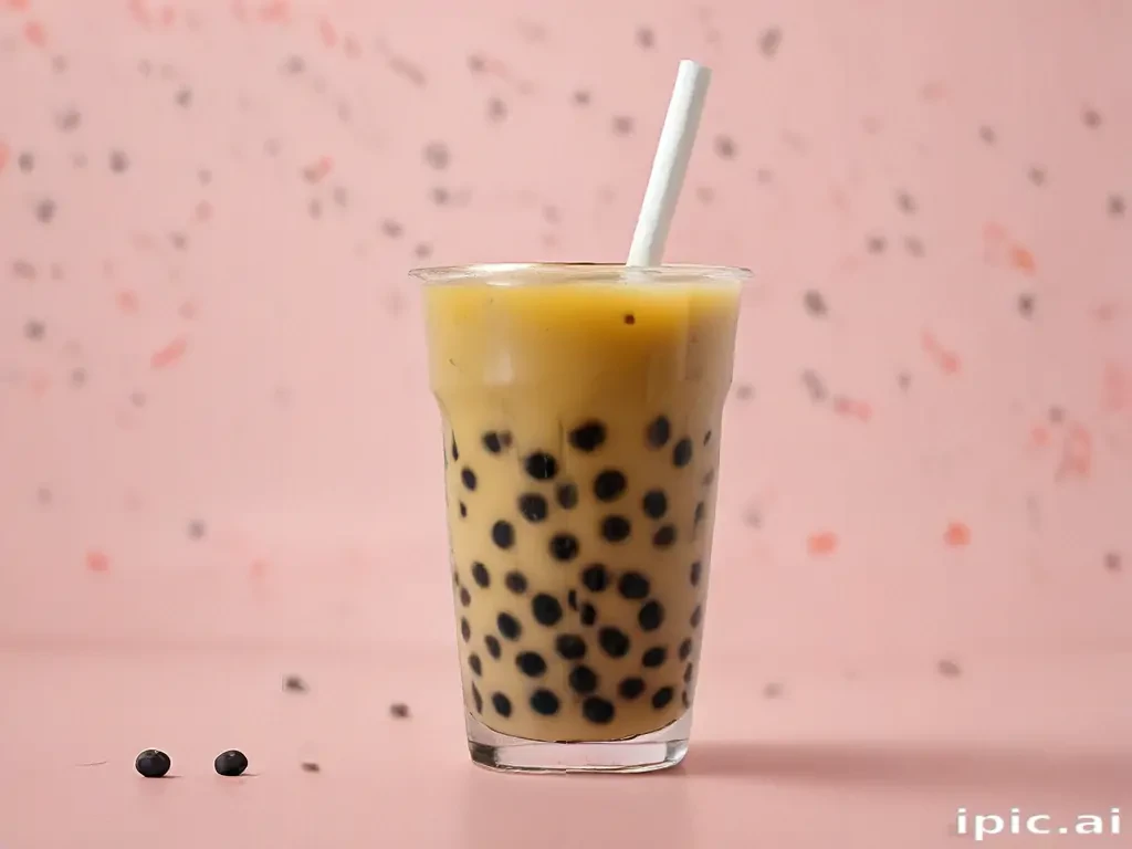 boba tea background