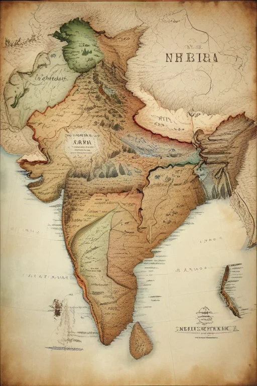 map of india