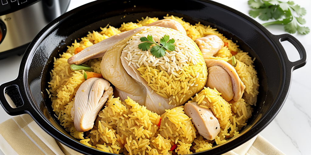 chicken yellow rice slow cooker