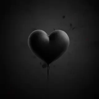 black heart background
