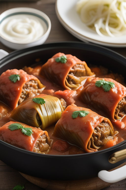 what goes good with cabbage rolls