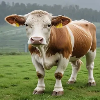 transparent cow