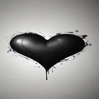 black heart image