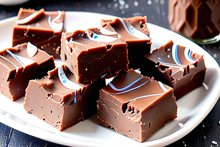 microwave fudge without condensed milk