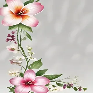 png border flower