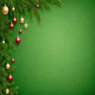 green christmas bg
