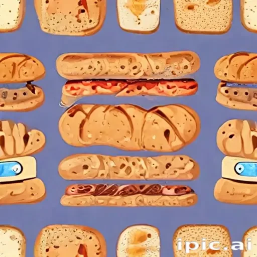 bread in cartoon