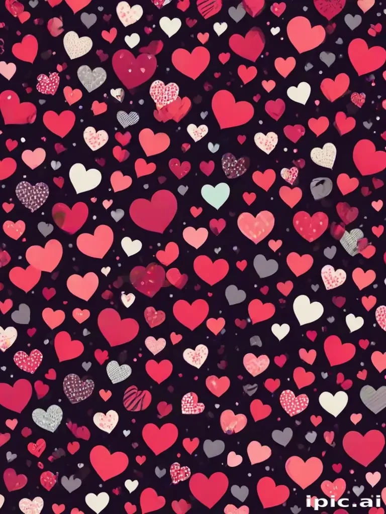 hearts wallpaper iphone