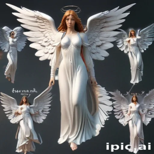 clipart of angels with wings