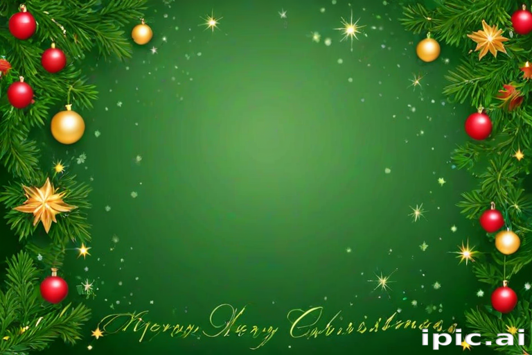 christmas background green