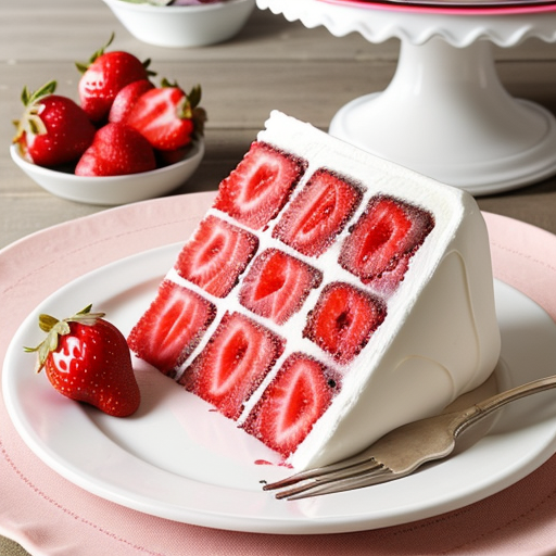 cake with strawberry filling recipe