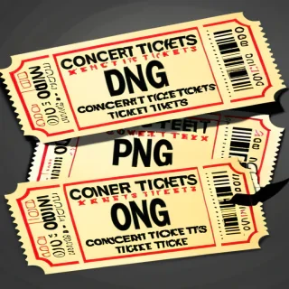concert tickets png