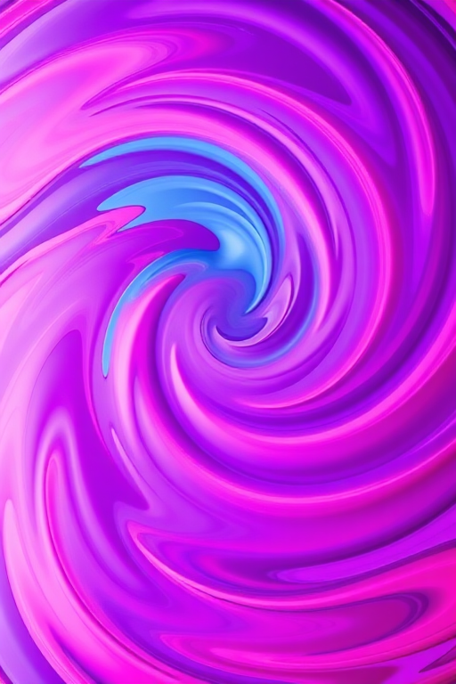 create an abstract vibrant swirl pattern with bold pink, purple, and blue hues using a 50mm lens, f/1.8 aperture, ISO 200, shooting from a top-down view with a DSLR camera for enhanced detail and clarity