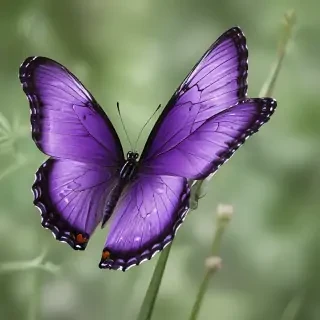 purple butterflies
