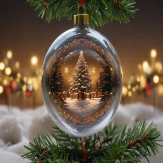 transparent merry christmas