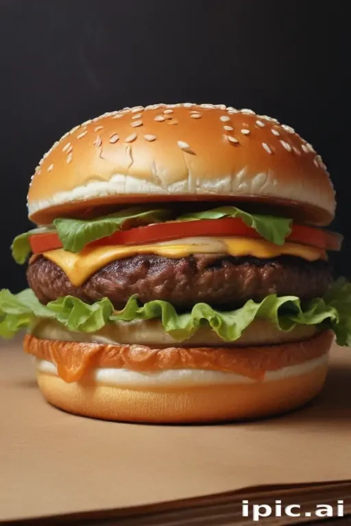 hamburger drawing