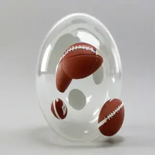 transparent football