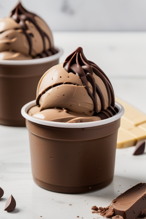 chocolate peanut butter no sugar added gelato