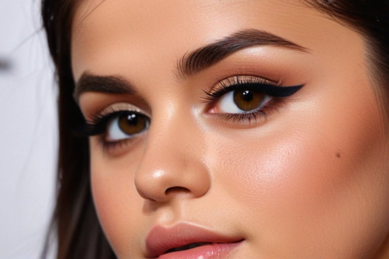 selena gomez eye colour