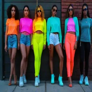 neon colors