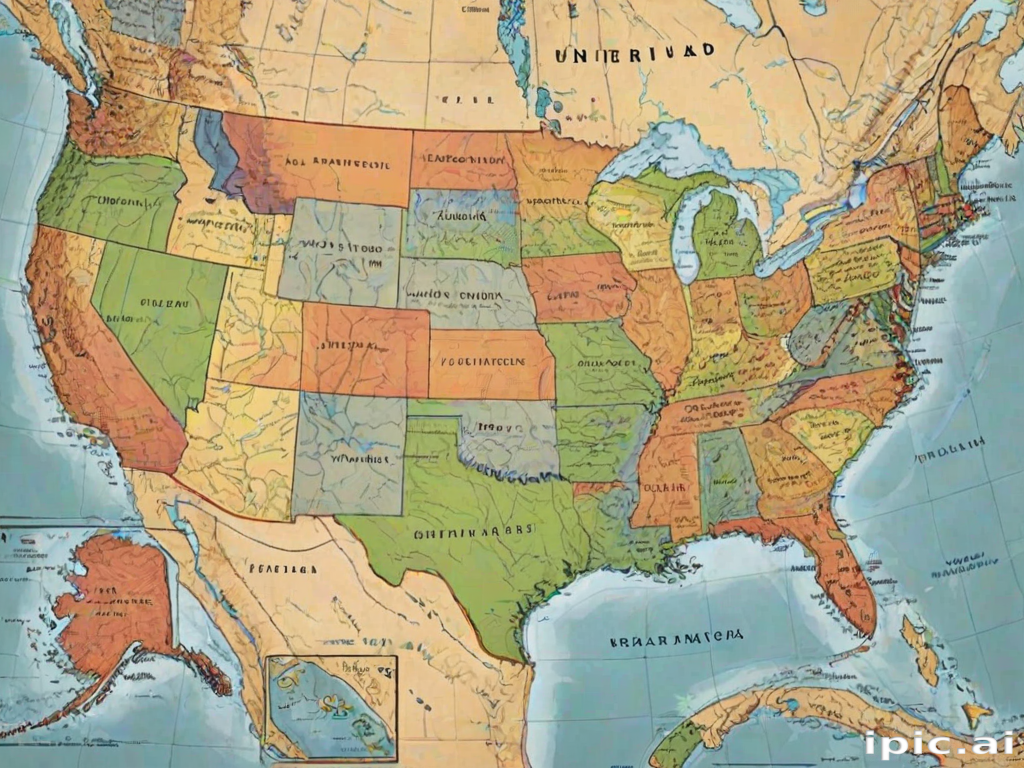 united states map