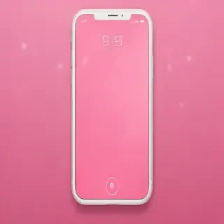 pink home screen