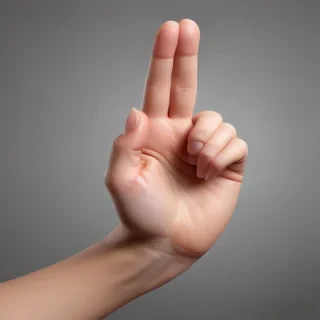 point finger png