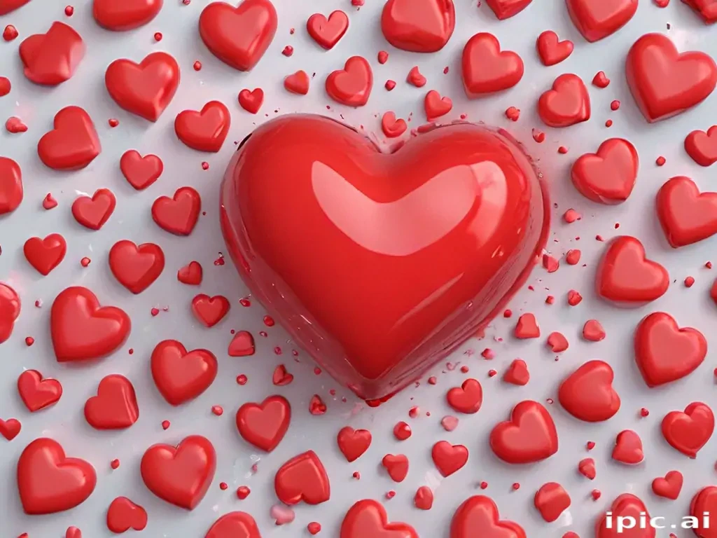 wallpaper 3d heart