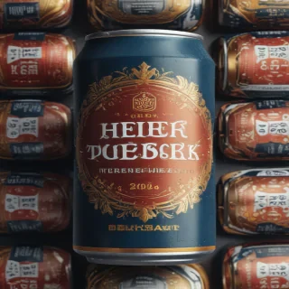beer can mockup