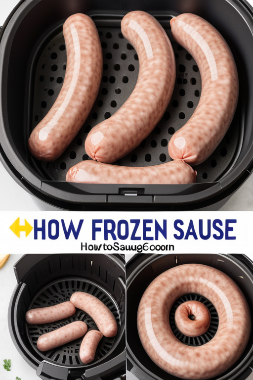 how to cook frozen sausage in air fryer