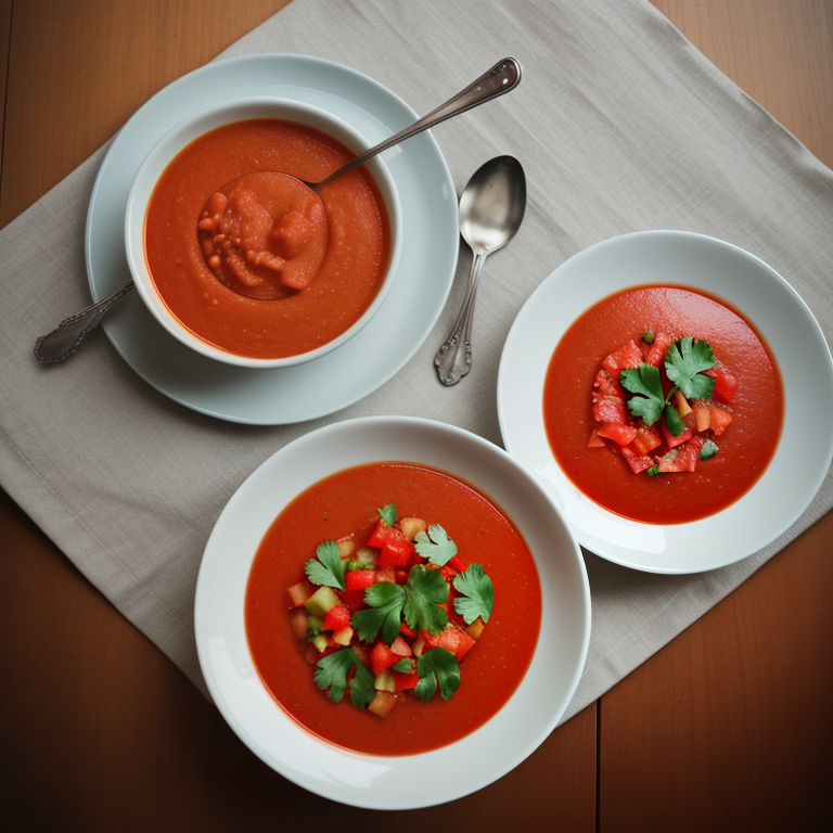 what to eat with gazpacho